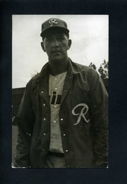 LARRY JANSEN Real Photo Postcard RPPC 1955-57 Seattle Rainiers minor league