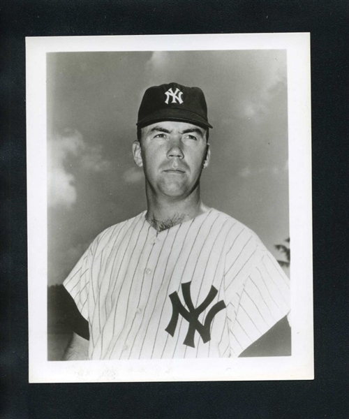 1967 Yankees THAD TILLOTSON Team Issue Photo Team Issued Original Photo Rookie