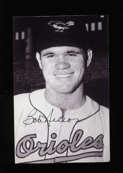 TEX NELSON 1955-57 Baltimore Orioles SIGNED Photo (d.2011)
