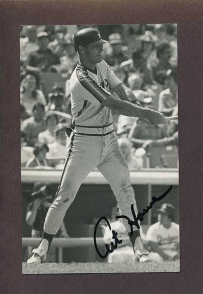 ART HOWE 1980-82 Houston Astros SIGNED Real Photo Postcard RPPC 