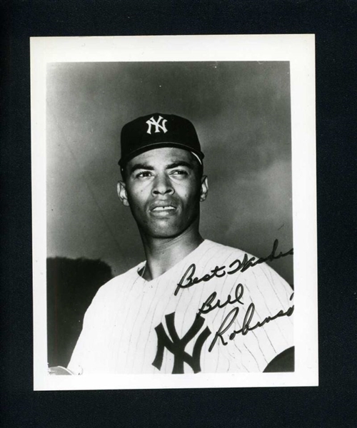 New York Yankees BILL ROBINSON ca 1967-68 Vintage Photo