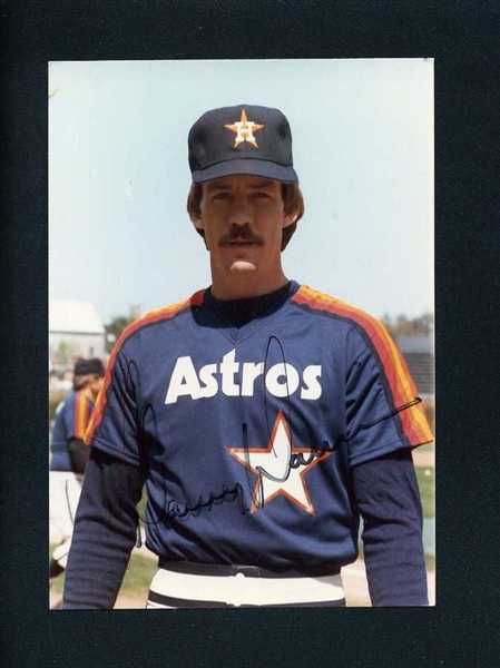 DANNY DARWIN 1986-90 Houston Astros SIGNED Photo 