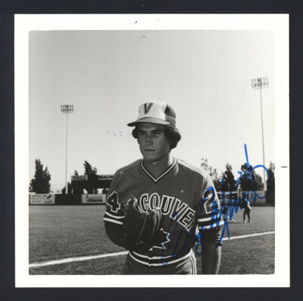 CRAIG MINETTO 1978 Vancouver Canadians A's PCL Minor League SIGNED Photo  Rookie