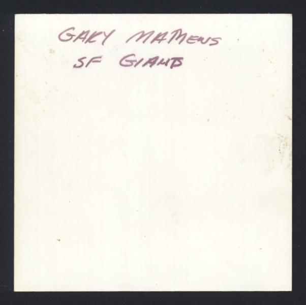 GARY MATTHEWS SR 1973-76 San Francisco Giants SIGNED Photo 