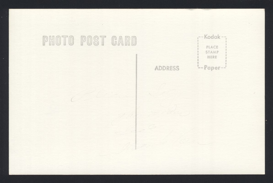 SCOT THOMPSON 1984-85 San Francisco Giants SIGNED Real Photo Postcard RPPC 