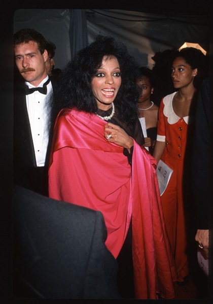 1990 DIANA ROSS Candid Original 35mm Slide Transparency THE SUPREMES