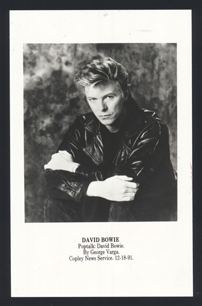 1990s DAVID BOWIE Vintage Original Photo ZIGGY STARDUST GLAM ROCK SUPERSTAR