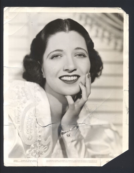 1937 KAY FRANCIS In ANGEL OF MERCY Vintage Original Photo MANDALAY ACTRESS