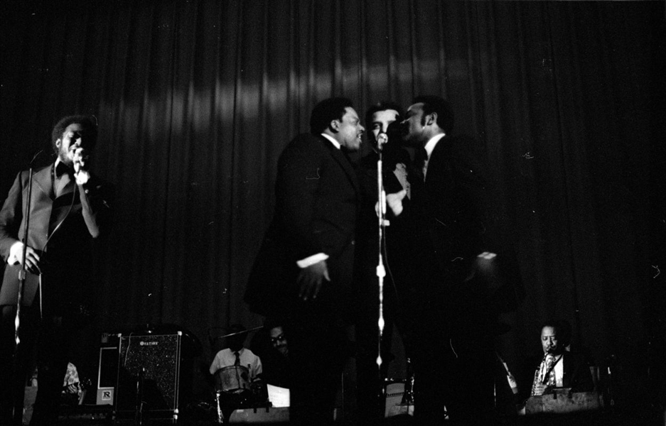 Lot of (2) 1960s THE MOONGLOWS Original 35mm Photo Negatives VOCAL GROUP bn