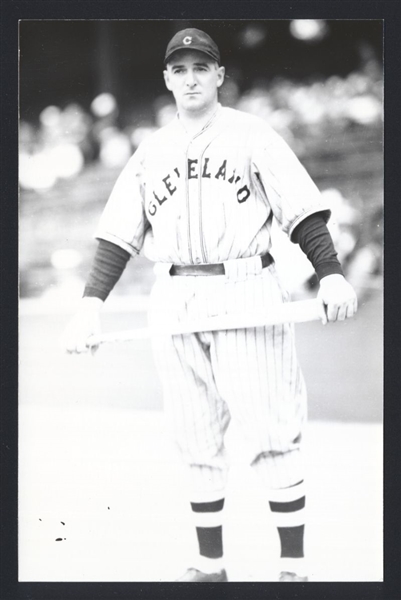 EDDIE D PHILLIPS Real Photo Postcard RPPC 1935 Cleveland Indians George Burke 