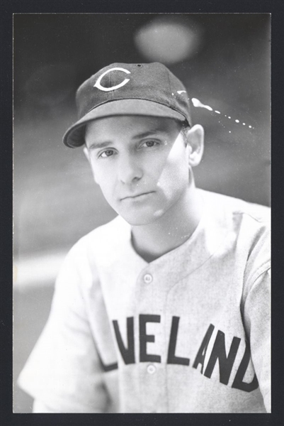 JIM SHILLING Real Photo Postcard RPPC 1939 Cleveland Indians George Burke 