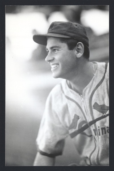 JOE ORENGO Real Photo Postcard RPPC 1940 St. Louis Cardinals George Burke 