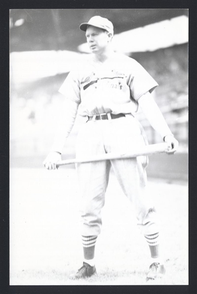 DON PADGETT Real Photo Postcard RPPC 1937 St. Louis Cardinals George Burke 