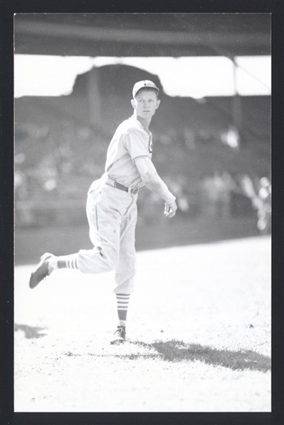 COTTON PIPPEN Real Photo Postcard RPPC 1936 St. Louis Cardinals George Burke 