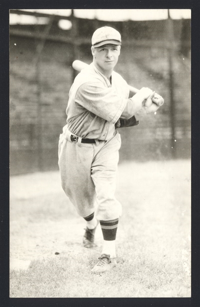 CHICK FULLIS Real Photo Postcard RPPC 1933 Philadelphia Phillies George Burke 