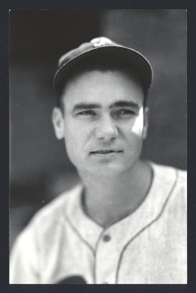 EARL GRACE Real Photo Postcard RPPC 1936-37 Philadelphia Phillies George Burke 