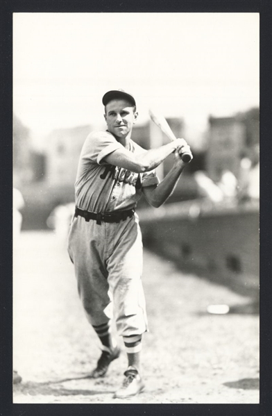 LEE HANDLEY Real Photo Postcard RPPC 1947 Philadelphia Phillies George Burke 