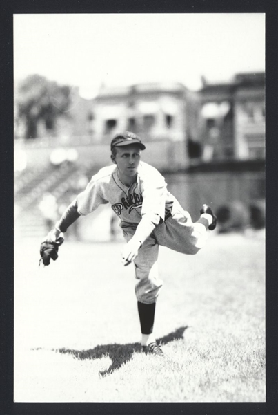 SNIPE HANSEN Real Photo Postcard RPPC 1934 Philadelphia Phillies George Burke 