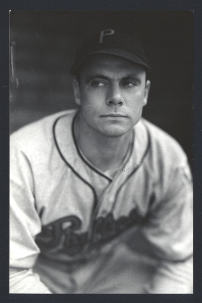 KIRBY HIGBE Real Photo Postcard RPPC 1939 Philadelphia Phillies George Burke 