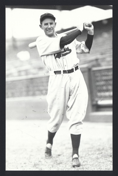 BUBBER JONNARD Real Photo Postcard RPPC 1935 Philadelphia Phillies George Burke 