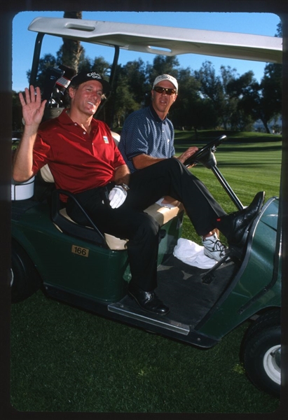 2001 MICHAEL BOLTON Celebrity Golf Original 35mm Slide Transparency