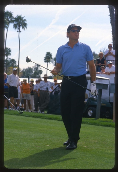 2001 MICHAEL BOLTON Celebrity Golf Original 35mm Slide Transparency