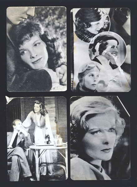 Lot of (4) KATHARINE HEPBURN ca 1940s Photos BRINGING UP BABY nb