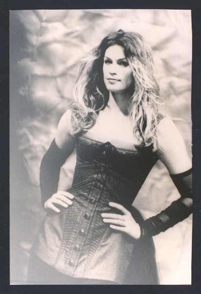 1990s CINDY CRAWFORD Runway Model Vintage Photo SUPERMODEL HOUSE OF STYLE nb