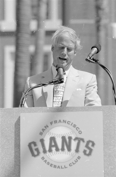 Lot of (2) 2000 PETER MAGOWAN Willie Mays Statue Dedication 35mm Negatives bn