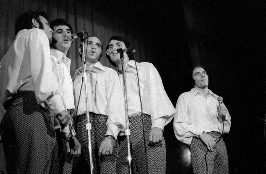 Lot of (2) 1960s THE CASCADES Original 35mm Photo Negatives VOCAL GROUP bn