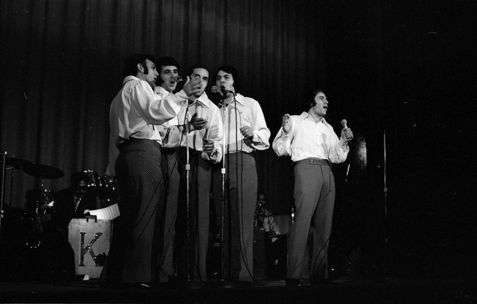 Lot of (2) 1960s THE CASCADES Original 35mm Photo Negatives VOCAL GROUP bn