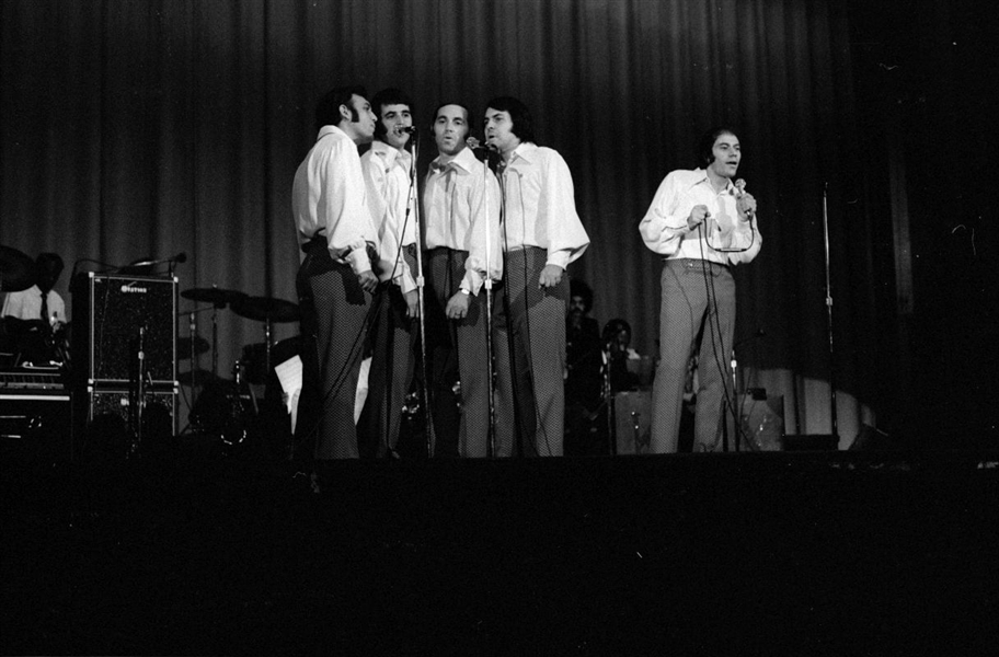 Lot of (2) 1960s THE CASCADES Original 35mm Photo Negatives VOCAL GROUP bn