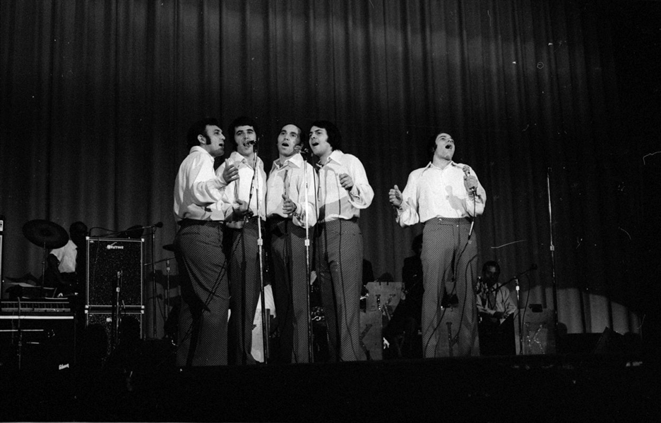 Lot of (2) 1960s THE CASCADES Original 35mm Photo Negatives VOCAL GROUP bn