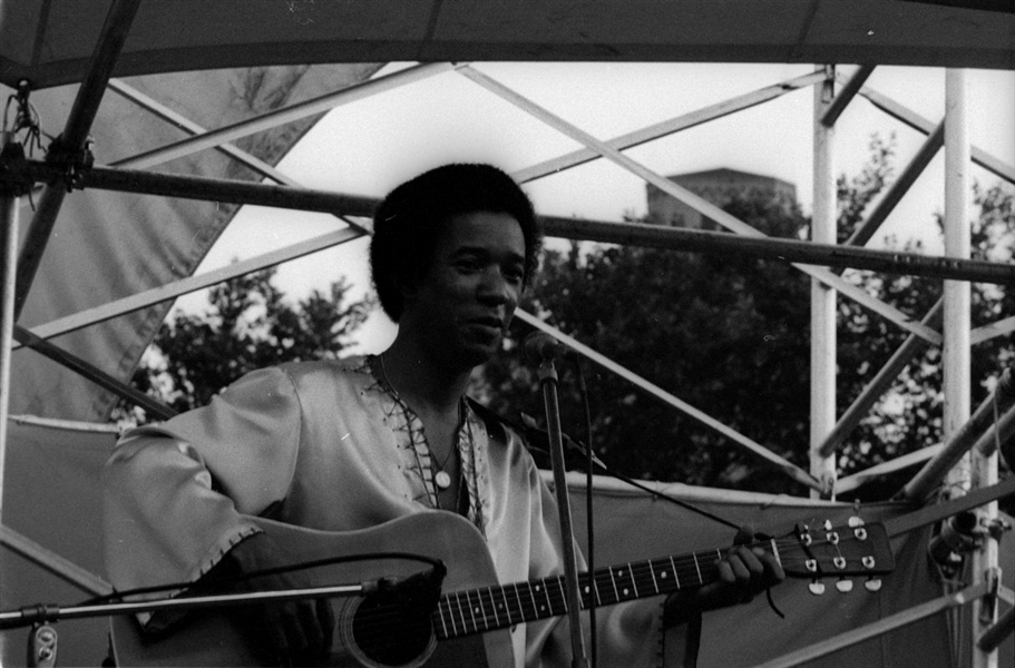 Lot of (2) 1970s DONAL LEACE Original 35mm Photo Negatives FOLK MUSICIAN bn