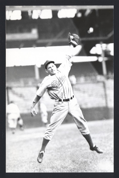 PINKY WHITNEY Real Photo Postcard RPPC 1938 Philadelphia Phillies George Burke 