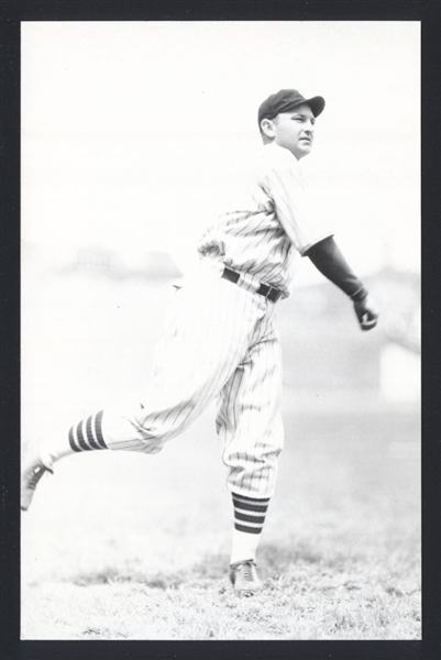 PATSY GHARRITY Real Photo Postcard RPPC 1933-35 Cleveland Indians George Burke 