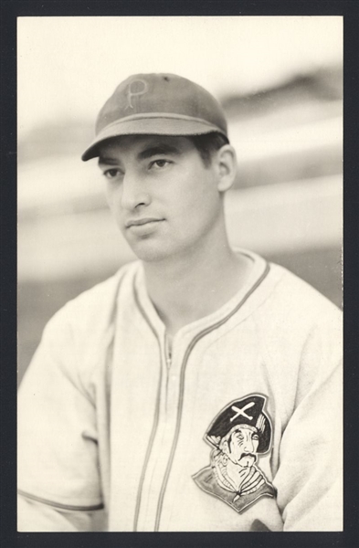 MAURICE VAN ROBAYS Real Photo Postcard RPPC 1940-41 Pirates George Burke 