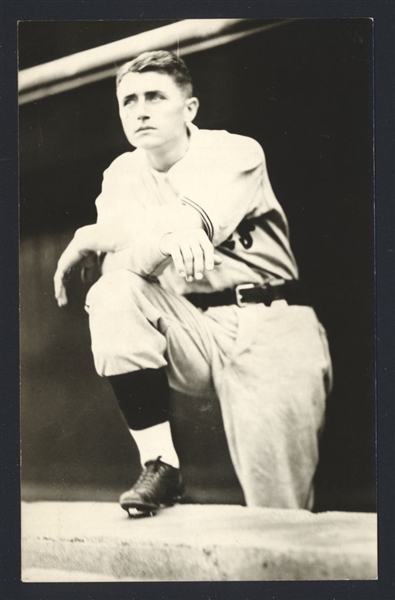 PAT VELTMAN Real Photo Postcard RPPC 1934 Pittsburgh Pirates George Burke 