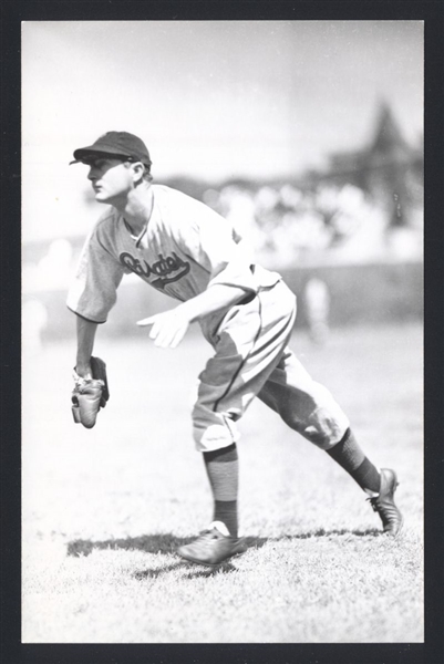 PAUL WANER Real Photo Postcard RPPC 1938 Pittsburgh Pirates George Burke 