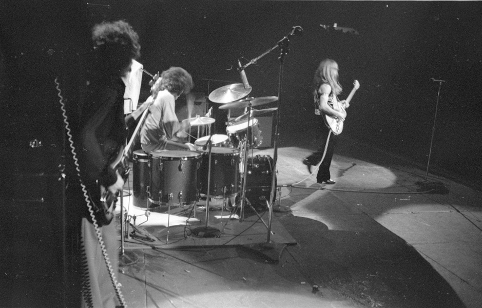 Strip of (2) 1970s GRAND FUNK RAILROAD Live Original 35mm Photo Negatives bn