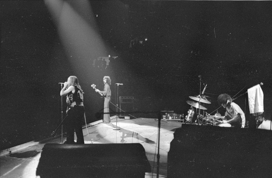 Strip of (3) 1970s GRAND FUNK RAILROAD Live Original 35mm Photo Negatives bn