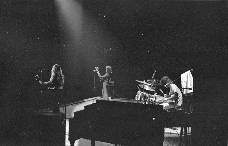 Strip of (3) 1970s GRAND FUNK RAILROAD Live Original 35mm Photo Negatives bn