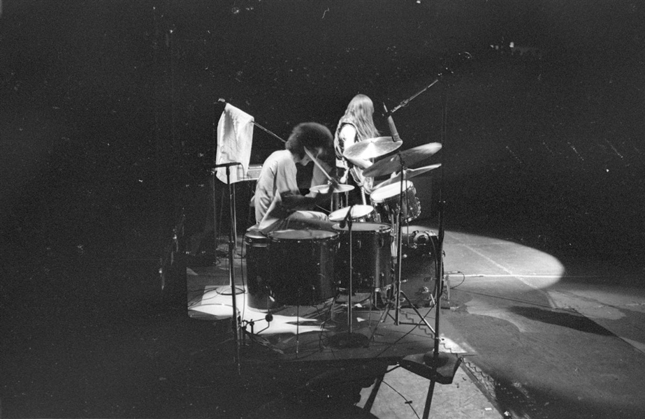 Strip of (4) 1970s GRAND FUNK RAILROAD Live Original 35mm Photo Negatives bn