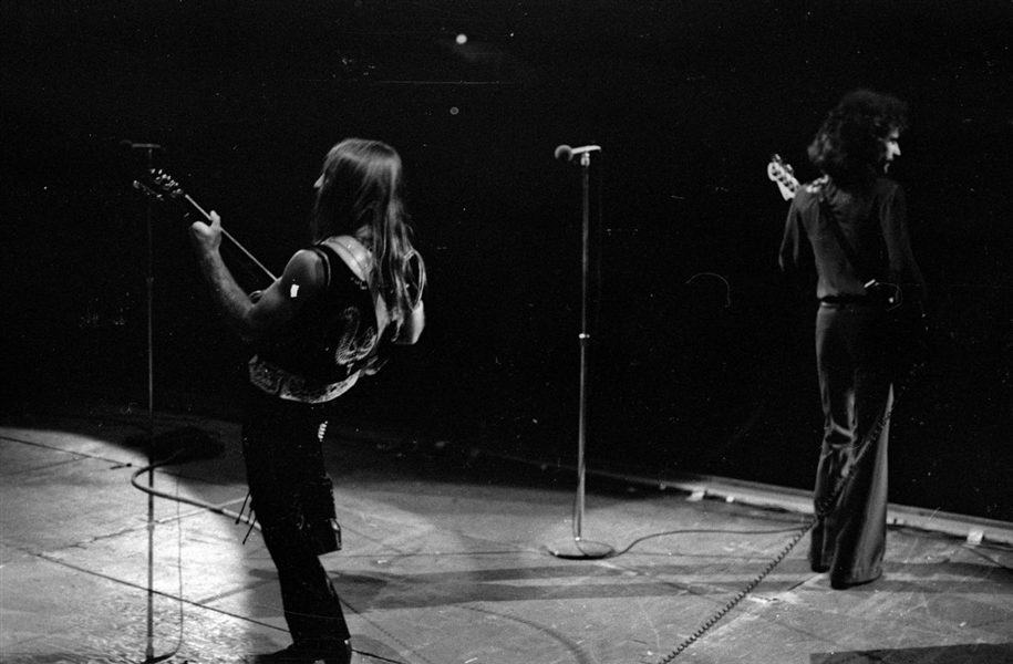 Strip of (5) 1970s GRAND FUNK RAILROAD Live Original 35mm Photo Negatives bn