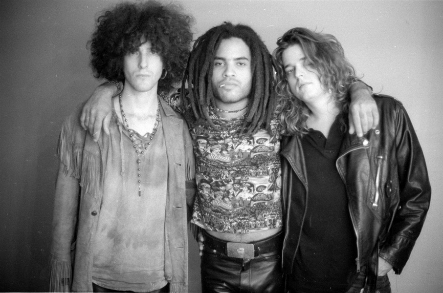 1990s CRAIG ROSS, LENNY KRAVITZ & UNIDENTIFIED Original 35mm Photo Negative bn