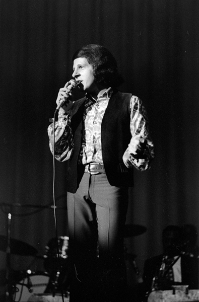 1971 JOHNNY MAESTRO Live On Stage Original 35mm Photo Negative SINGER bn