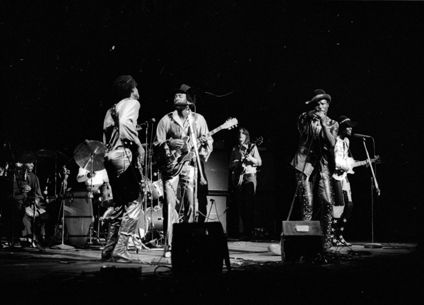 1971 THE CHAMBERS BROTHERS Live On Stage Original 35mm Photo Negative bn