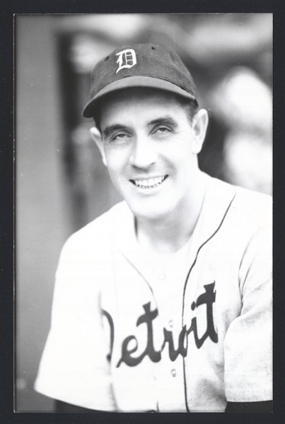 TOM SEATS Real Photo Postcard RPPC 1940 Detroit Tigers George Burke 