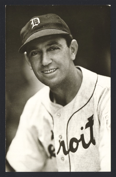 MERV SHEA Real Photo Postcard RPPC 1939 Detroit Tigers George Burke 