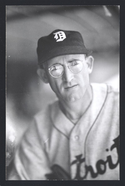 VIC SORRELL Real Photo Postcard RPPC 1934-37 Detroit Tigers George Burke 